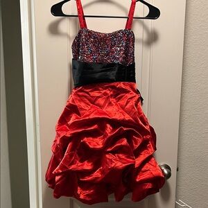 Elegant Kids Dress with Sequin Bodice